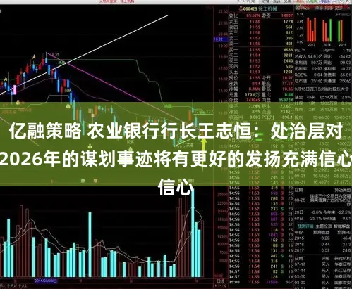 亿融策略 农业银行行长王志恒：处治层对2026年的谋划事迹将有更好的发扬充满信心