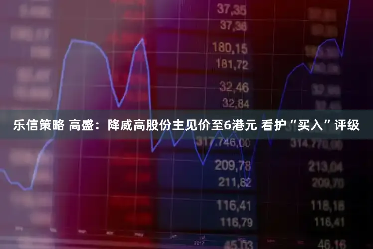 乐信策略 高盛：降威高股份主见价至6港元 看护“买入”评级