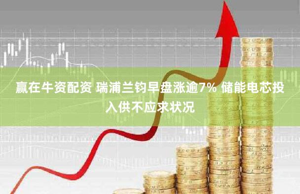 赢在牛资配资 瑞浦兰钧早盘涨逾7% 储能电芯投入供不应求状况