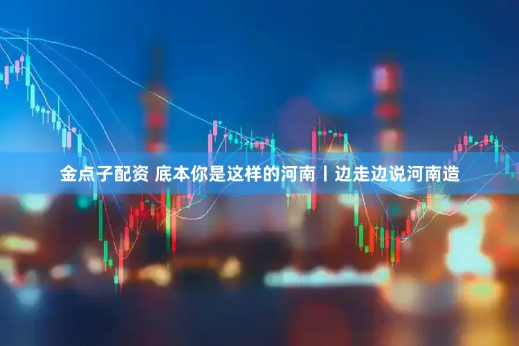金点子配资 底本你是这样的河南丨边走边说河南造